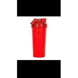 Sports Fitness Workout Protein Shake Gym Shakers Cup Protein Shaker Bottle (RED)