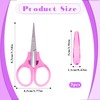 2Pcs Small Scissors - All Purpose Craft Scissors with Protective