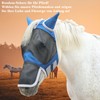Gallopoff Fly Mask Horse, Horse Mask with Ears and Nose