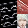 White False Eyelashes for Cosplay White False Eyelashes Natural False