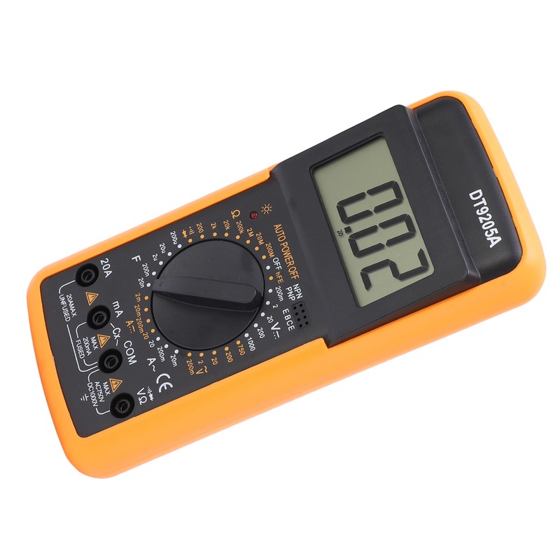 DT9205A Multimeter Digital Universal Meter Multifunctional Electrical Tester with High