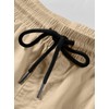 Jmierr Men's Summer Chino Shorts, Cotton, Elastic Waist, with Pockets,