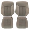 GXARTS Custom Color Front Seat Covers Replacement Leather/Cloth Fit for