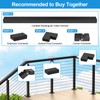 RailinGo Handrail Corner Connector - Flat Handrail Accessories, POM Handrail
