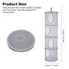 Hanging Mesh Storage Net, 4 Tier Compartments Foldable Hanging Soft