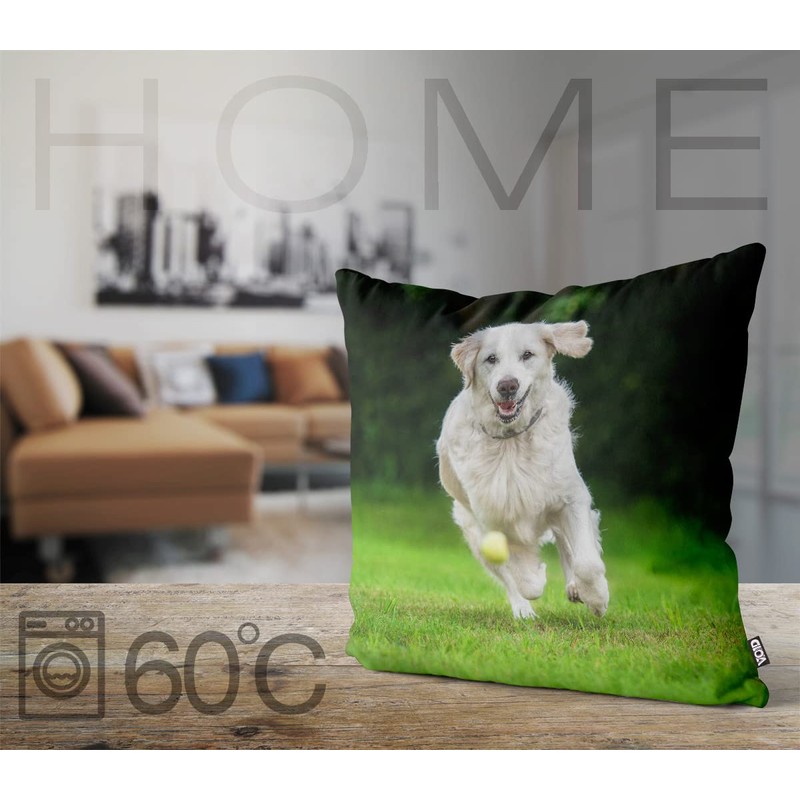 VOID Golden Retriever Ball Cushion Cover Sofa Cushion Decorative Outdoor