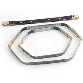 WANYI Snap Closure for Bags, 30.5 cm Flex Frame, Kiss Closure, Spring Clip, Metal, Internal Flex Frame, Bags, Kiss Closure Frames for DIY Crafts, Purses, Handbag Hinges