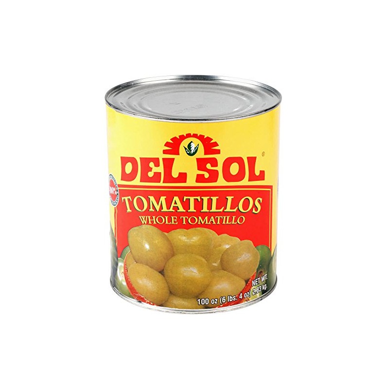 Del Sol Whole Tomatillos #10 Can By TableTop King