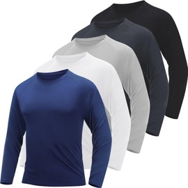 CE' CERDR Long Sleeve Shirts for Men - Quick Dry Moisture Wicking Sun Protection for Fishing Workout Casual