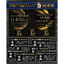 Mk & JAMT R5 Improved Model Car Storage Ceiling Roof Net Roof Box L Size 35.4 x 25.6 inches (90 x 65 cm) Luggage Net, Cargo Net, Sleeping in Car, Japanese Instruction Manual Included