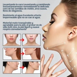 40 Parches V Cuidado Facial Invisibles Arrugas Papada Piel F                                                                                          