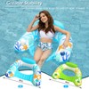 Jasonwell Inflatable Pool Float Chair - Pool Floaties Floating Pool
