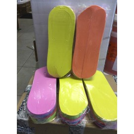 120 pares de zapatillas desechables spa pedicura espuma chanclas (tipo plegable)