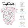 TupTam Baby Bodysuit Girls Set of 5 - Short Sleeve
