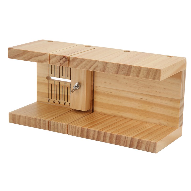 Soap Cutter Superb Polishing Rubber Wood Multipurpose Soap Cutter Slicer