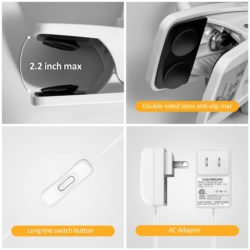 LED Reading Light, Eye-Caring Book Light for Reading in Bed,