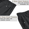 LETAOTAO Mens Big and Tall Full Elastic Waist Pants Stretch