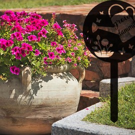 JMsuertes Grow Dammit Funny Garden Sign, Unique Outside Gardening Decor Outdoor, Flower Vegetable Garden Accessories, Fun Gardening Gifts for Women Men Mom Gardener Who Love Plants