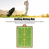 Swing Golfing Practice Hitting Mat with Pin Buckle Silicone Golfing