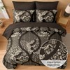 Anibedding Brown Comforter Set Queen Size,7 Pieces Bed in a