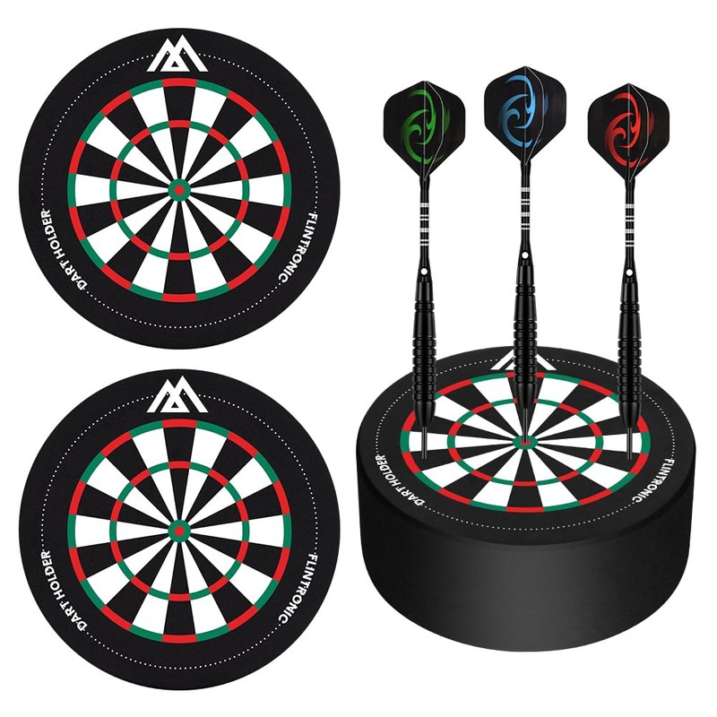 Flintronic 2Pcs Dart Holder, Mini Darts Station, Space-Saving Dart Base
