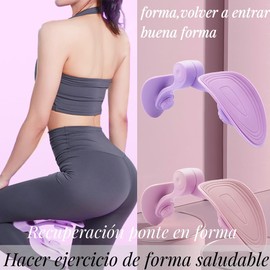 HITHOTMMA Ejercitador de Suelo Pélvico para Mujeres,Máquina de Entrenamiento Músculos de la Parte del Muslo, Ejercita Cintura, glúteos,para Moldear y Fitness,recuperación pélvica posparto(púrpura)