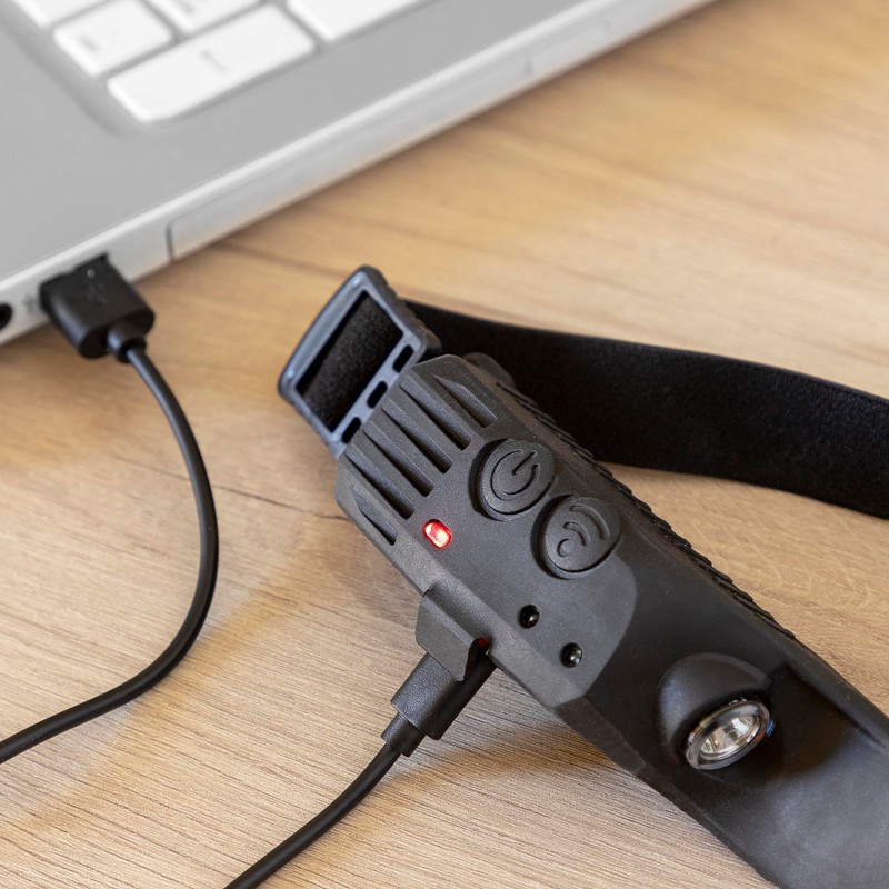 InnovaGoods Unisex Adult 8435527825560 Headlamp, Black, 31 x 4 x