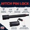 Vehiclex Hitch Pin Locks for 2" Trailer Receivers (4 Keyed