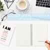 OSLYSOF Positive Affirmation Gifts Spiral Notebook, Boho Rainbow Affirmation Journal,