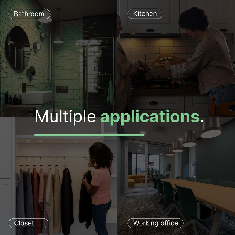 Xtricity LED Puck Light Bulb, E26 Bulb Base, Dimmable, Flat