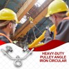 Crane Bearing Wheel | Angle Iron Cable Pulley Crane Lifting