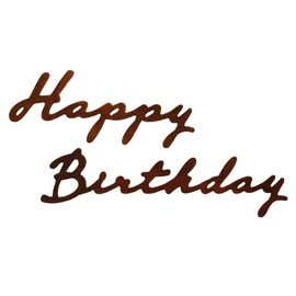 regalo Wood Garland, Birthday, Wooden Garland, Birthday Letter Banner (Cursive Dark)