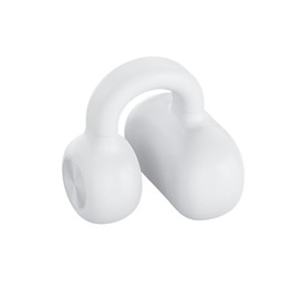 ZHFFTM Single Non in Ear Wireless Headphones, Lightweight Earclip Bluetooth Headsets, Touch Control Business Sports Earphones with Microphone (White)