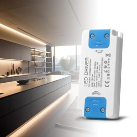 24 V LED Transformer Power Supply 12 W, BRIMETI 0.5 A LED Transformer 230 V to 24 V LED Driver Switching Power Supply, AC 230 V to DC 24 Volt, Compact Extremely Thin Constant Voltage Low Voltage
