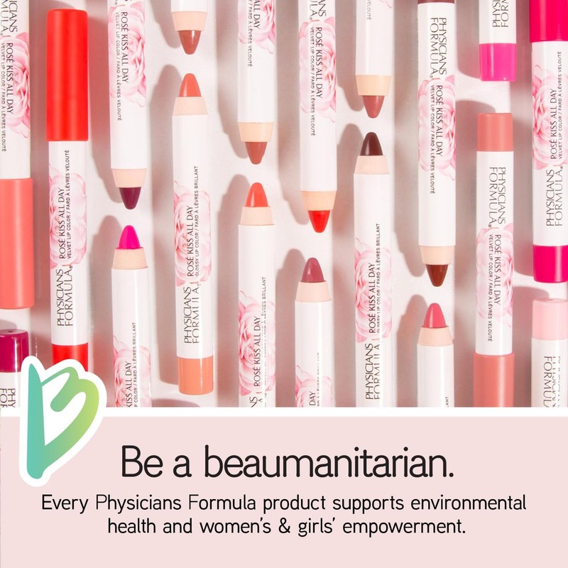 Physicians Formula Rosé Kiss - Lápiz labial brillante para todo