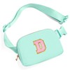 Gitus Belt Bag Fanny Pack Crossbody Bags with Initial Letter