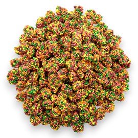 KLub Bulk Gummy Cluster -1.5 lbs Vibrant Rainbow Flavors, Deliciously Fun Clusters, Perfect for Snacking Gummy Clusters Candy, Rainbow Candy Mix with Tangy, Sweet, Gummy and Crunchy Texture - Delicious Classic Sweet Explosion of Strawberry, Grape, Orange, and Lemonade Flavors for Kids and Parties(24 oz)