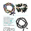 Barbra Collection Hawaiian Kukui Nut Beads Leis Necklace Hand Painted