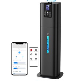 8L Smart Humidifiers for Bedroom Large Room, 2.1Gal Cool Mist Top Fill Diffuser Ambient Light, App & Remote Control, 3 Mist Modes, Quiet Humidifier for Home Office Plant