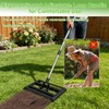 Lawn Leveling Rake 17"x10" for Soil, Gravel Leveling Tool Heavy