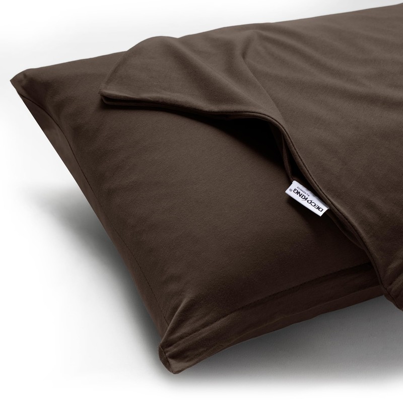 DecoKing 2 Pillowcases 50 x 50 cm Jersey 100% Combed