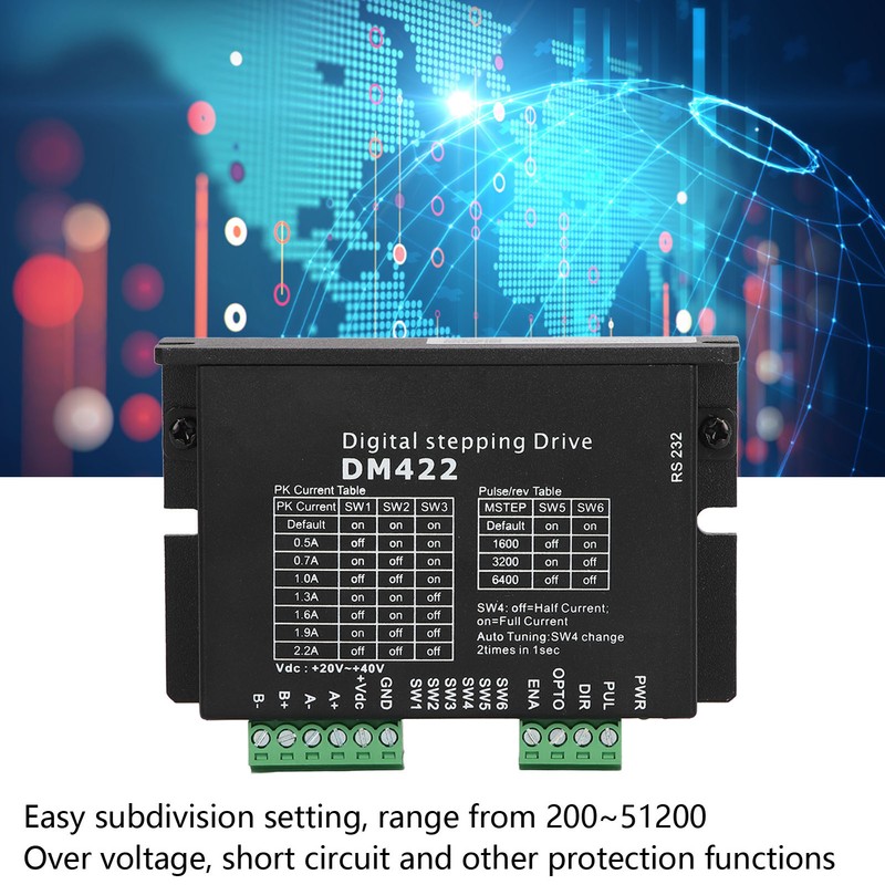Stepper Motor Driver Digital DIP Stepping Drive Board Controller DM422