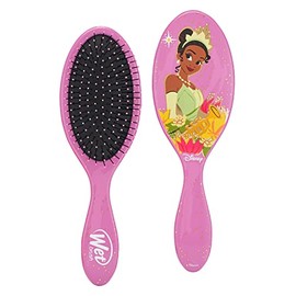 Wet Brush Original Detangler Brush - Tiana, Ultimate Princess Celebration - All Hair Types - Ultra-Soft Bristles Glide Through Tangles with Ease - Pain-Free Comb for Men, Women, Boys & Girls