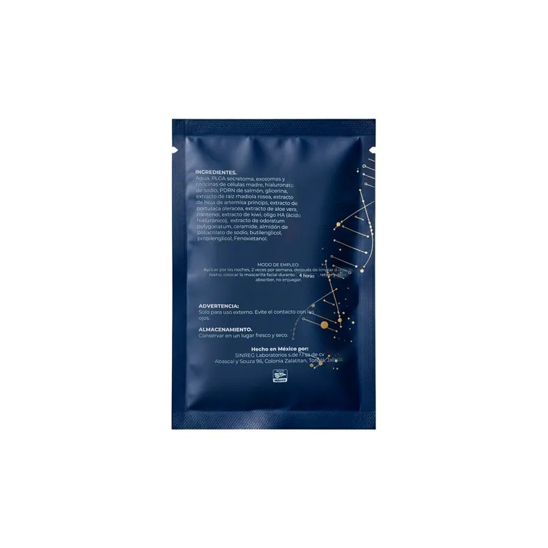 Adn Mask Colageno Con Secretoma, Exosomas Y Pdrn Salmón 4hrs