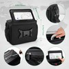 Bike Handlebar Bag with Touch Screen Phone Holder, 6L Large