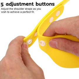 EAVUYIS Children's Hair Washing Aid Shampoo Protection for Children, Baby Shampoo Cap, Shower Cap Children, Adjustable Shower Cap for Children, Baby Shower Cap