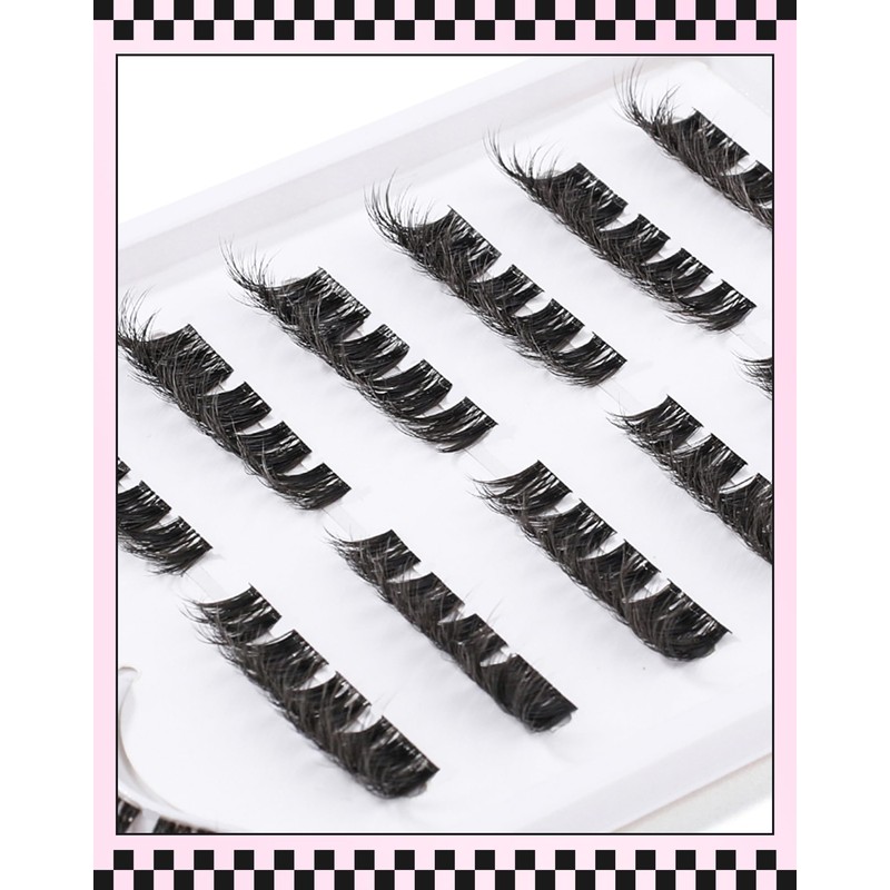 Lash Clusters Cat Eye 7 Pairs Eyelash Clusters Wispy DIY