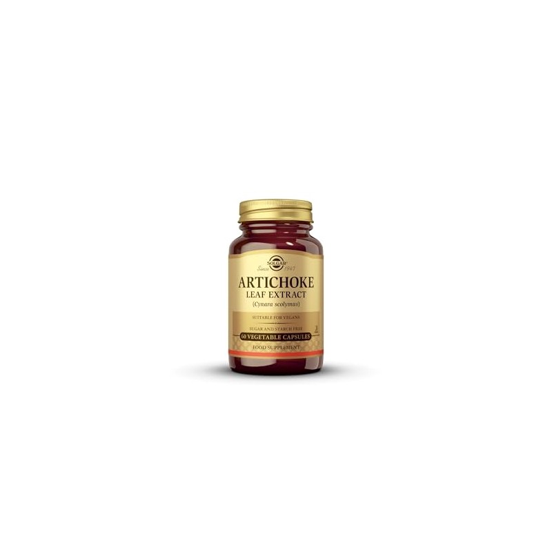 Solgar Artichoke Leaf Extract Vegetable Capsules - Pack of 60