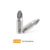 sourcing map 10pcs PZ2 Screwdriver Bit 1/4" Hex Shank 25mm/1"