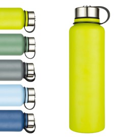 XUDREZ Vacuum Insulated Stainless Steel Water Bottle, 1.5L Wide Mouth Metal Bottle Large Jug BPA Free, Leak Proof - Drinks Bottle Flask for Work, Gym, Travel, Sports